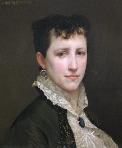 Portrait of Mademoiselle Elizabeth Gardner by William Adolphe Bouguereau